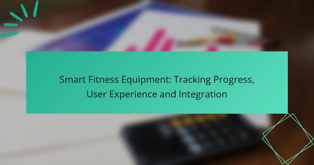 Smart Fitness Equipment: Tracking Progress, User Experience and Integration